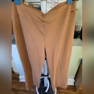 Tahari Women's Camel Wide Leg Pants